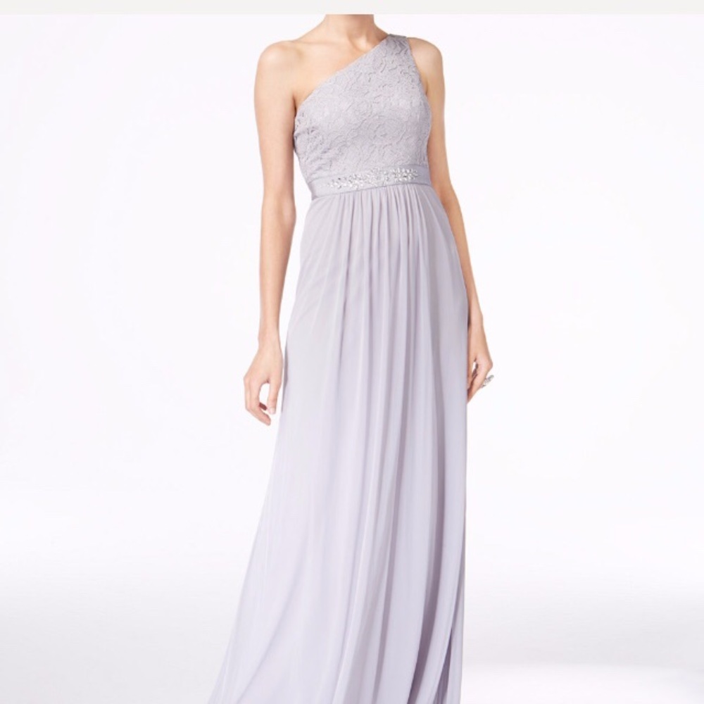 Adrianna Papell One-Shoulder Gown